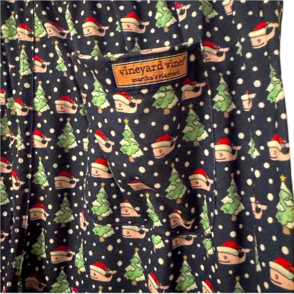 Vineyard Vines Santa Whale Girls XL or Women’s Small Lounge Pants - Picture 7 of 7